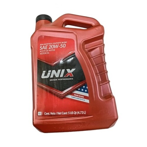 UNIX 20W-50  SEMISINTETICO 4.73 L 2072