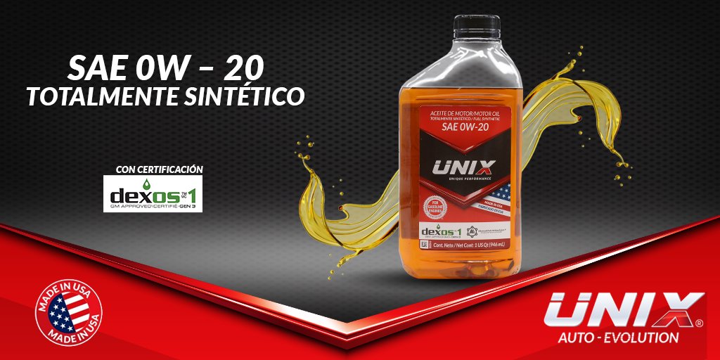UNIX 0W-20 FULL SYNTHETIC CUARTO