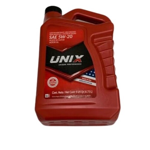 UNIX 5W-20 SEMISINTETICO 4.73L 662